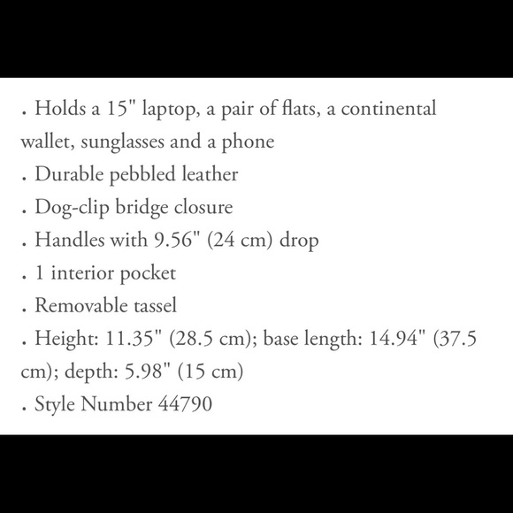 ✨FINAL🎉Tory Burch McGraw Whipstitch Large Tote♥️ - Picture 7 of 7